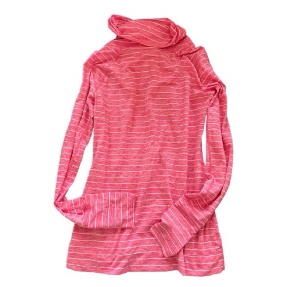 GapFit Lazy Oaf mock neck kangaroo shirt pink CS EUC VS0054 - Picture 5 of 5